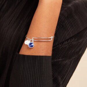Alex and Ani September Birthstone Charm Bangle - Sappire